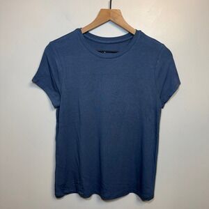 A New Day Women's Short Sleeve Crewneck T-Shirt Size Small Navy Blue NWT